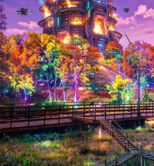 🌆 Варшавские пруды перенесли в будущее
