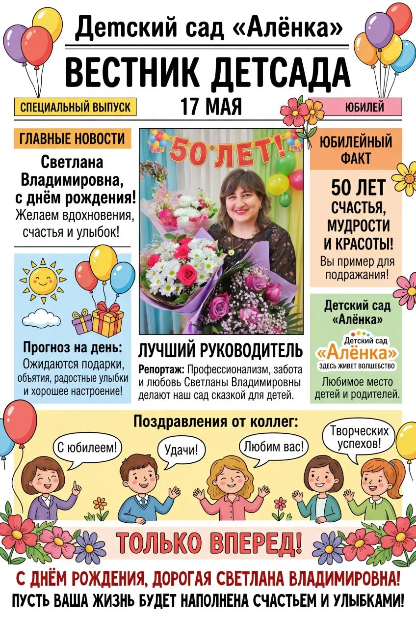 С Днём рождения, Светлана Владимировна!