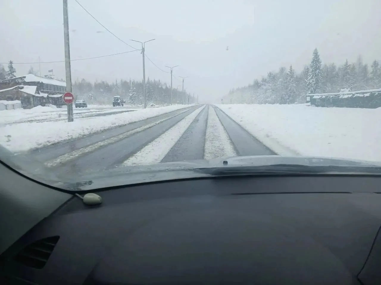 Это только октябрь!!! А уже снег пошел!!!