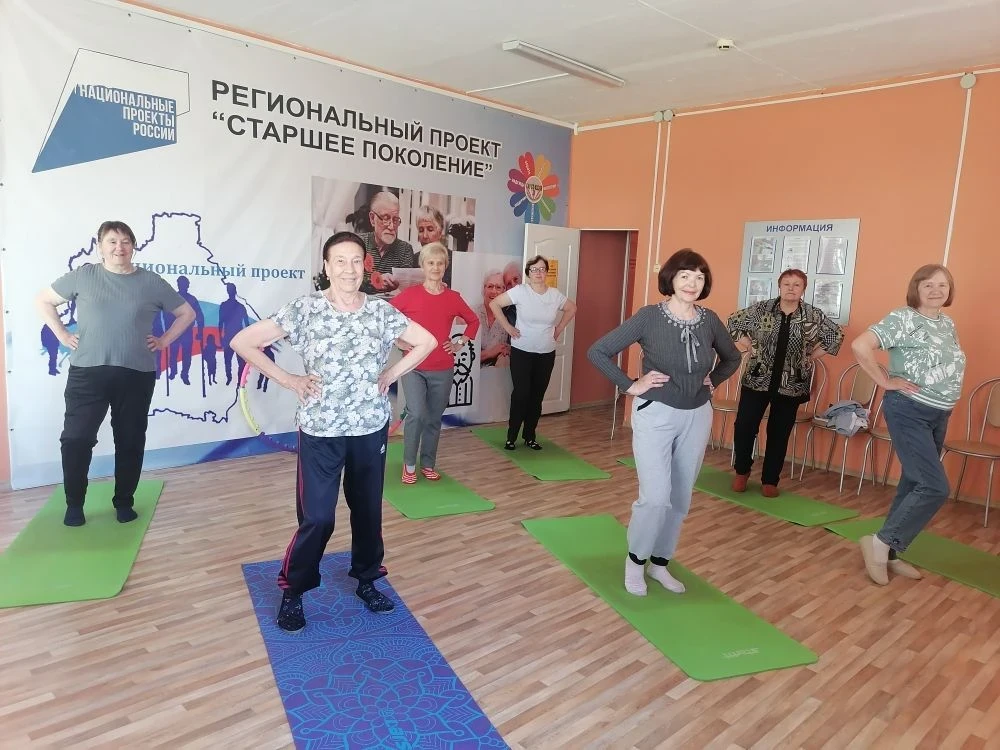 В центре социального обслуживания населения Петровского района проходят спортивные заня...