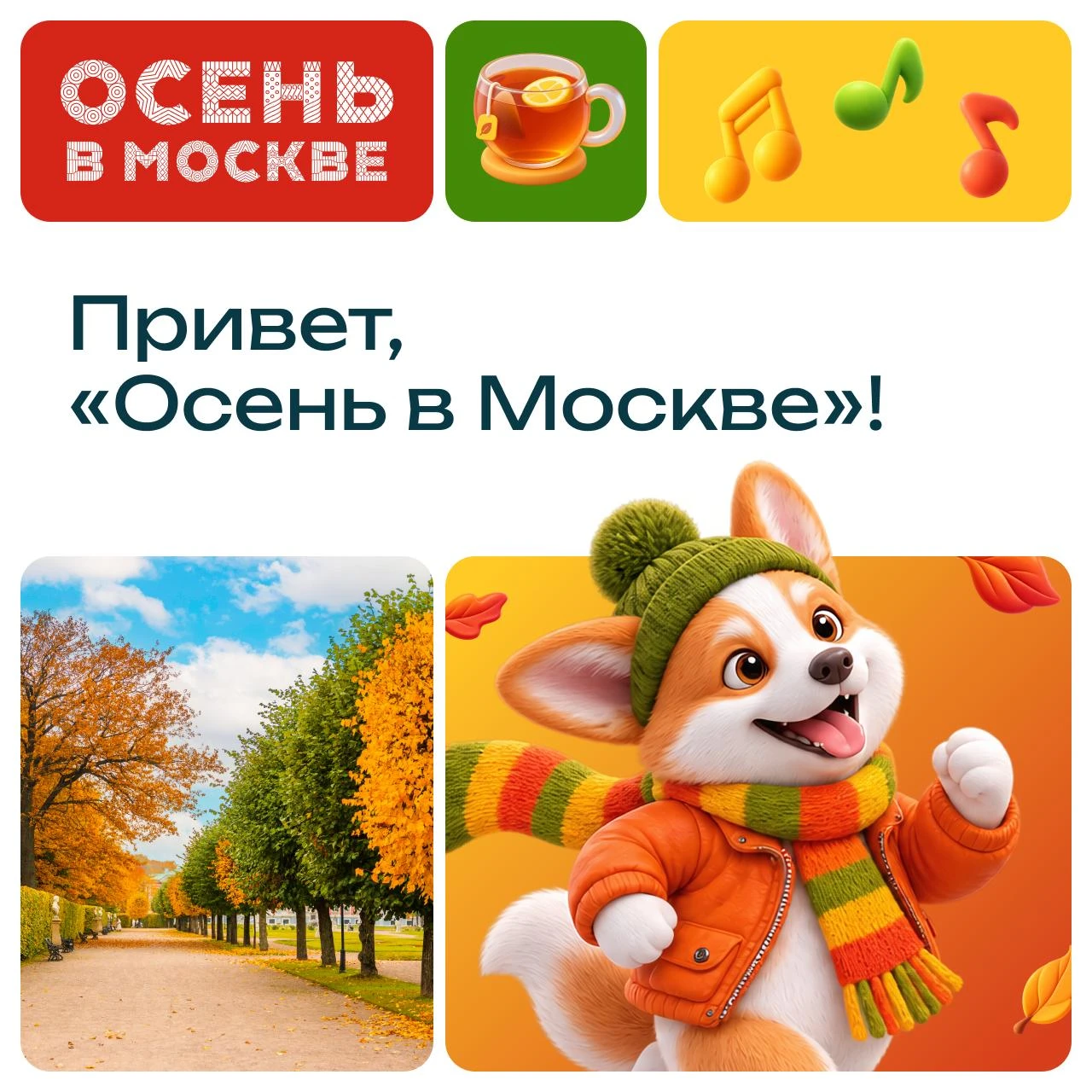 🍂 Ну что, готов встречать новый сезон? Мы превращаемся в «Осень в Москве»!