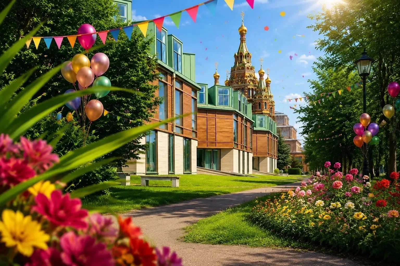 Планы на выходные 12–14 июня — едем праздновать в отель «Новый Петергоф»! 🥳