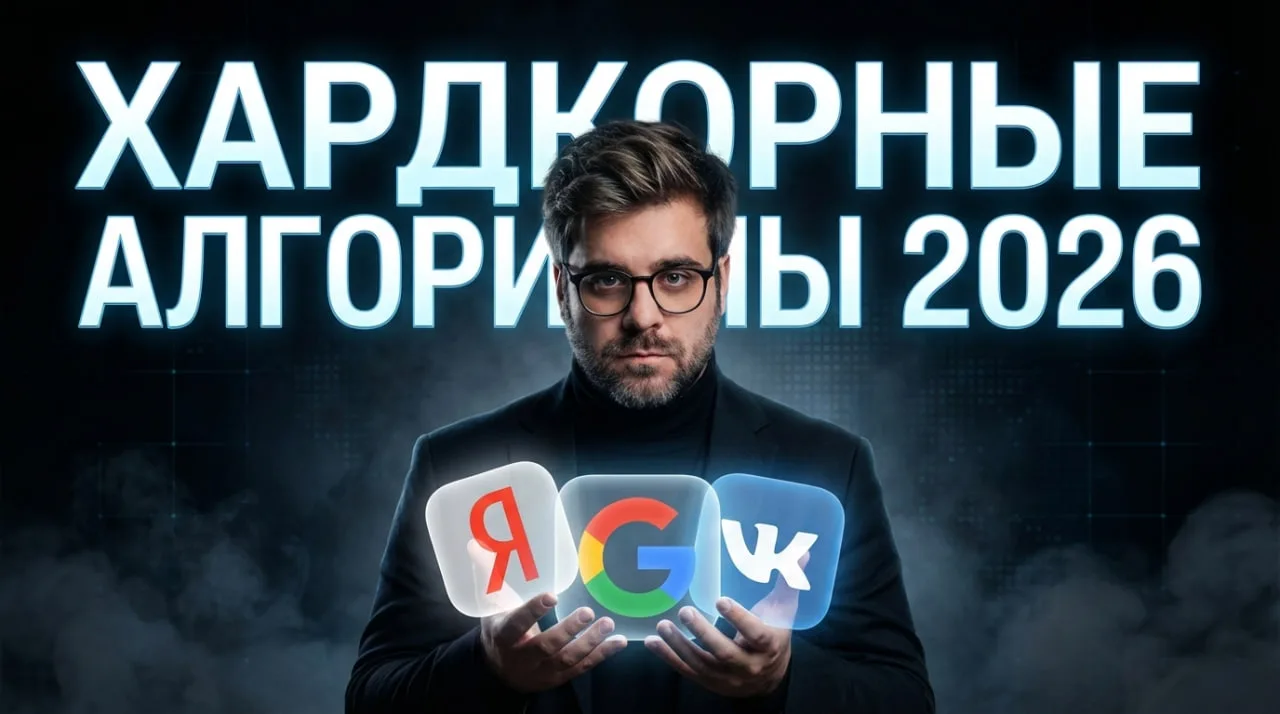 АЛГОРИТМЫ 2026: ТОТАЛЬНАЯ ДОМИНАЦИЯ В ПОИСКЕ И СОЦСЕТЯХ (GOOGLE, YANDEX, VK)