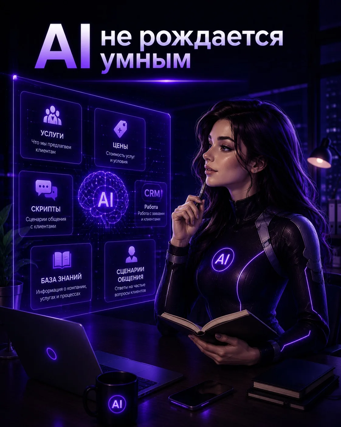 AI не рождается умным. Его обучают так же, как нового сотрудника.