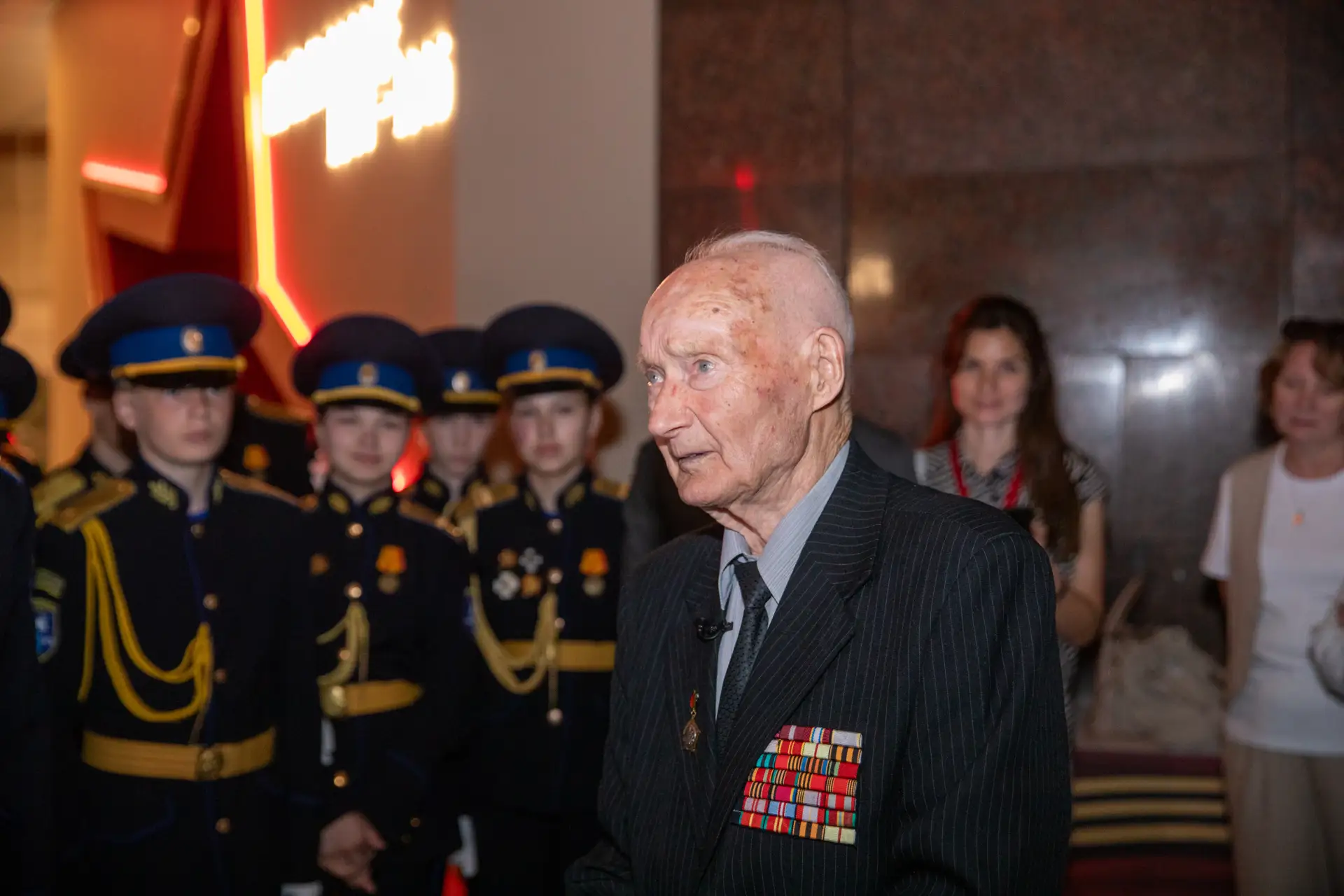 Музей Победы посетил 103-летний ветеран Великой Отечественной войны Кирилл Александрович Семенов.   
