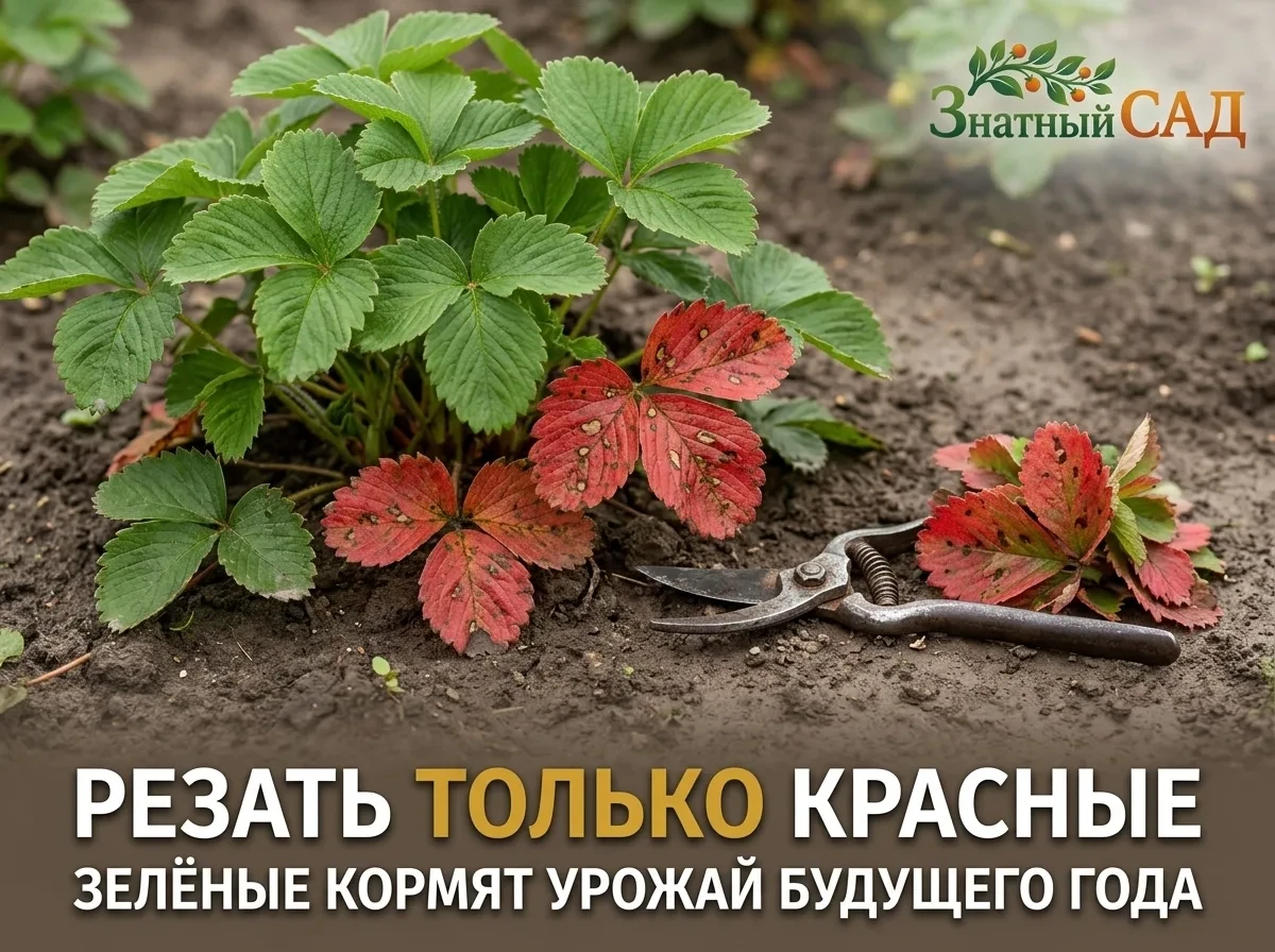 🍓 КЛУБНИКА: СРЕЗАТЬ ЛИСТЬЯ ИЛИ НЕТ
