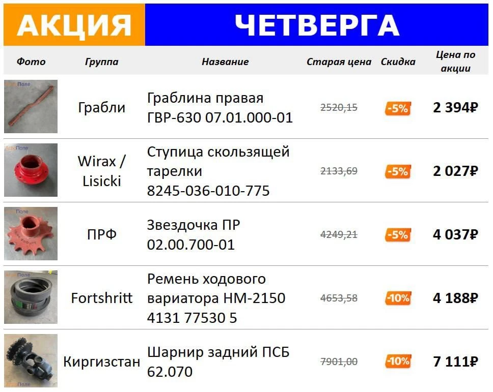 Акция четверга 🔥