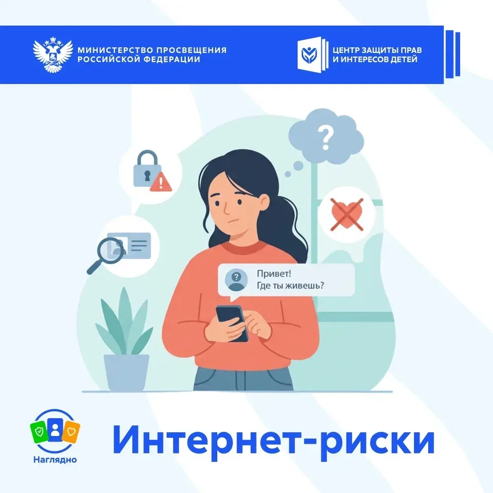 🔵 Наглядно | Интернет-риски 🔵