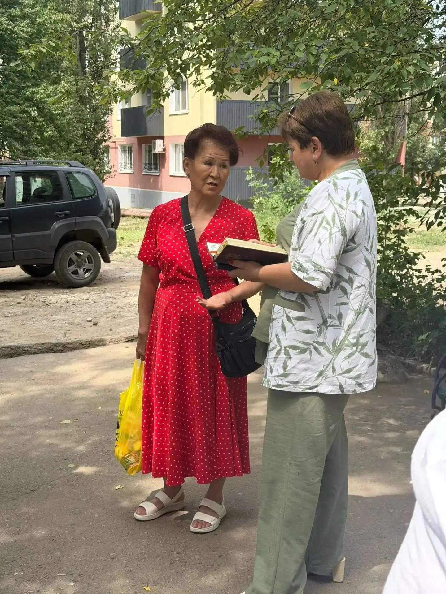 ➡️Встреча с населением