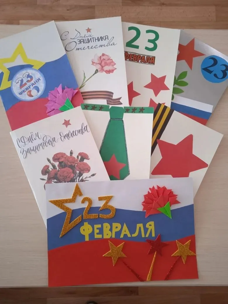 В детском саду завершилась акция «Открытка солдату к 23 февраля». Защитники Отечества п...
