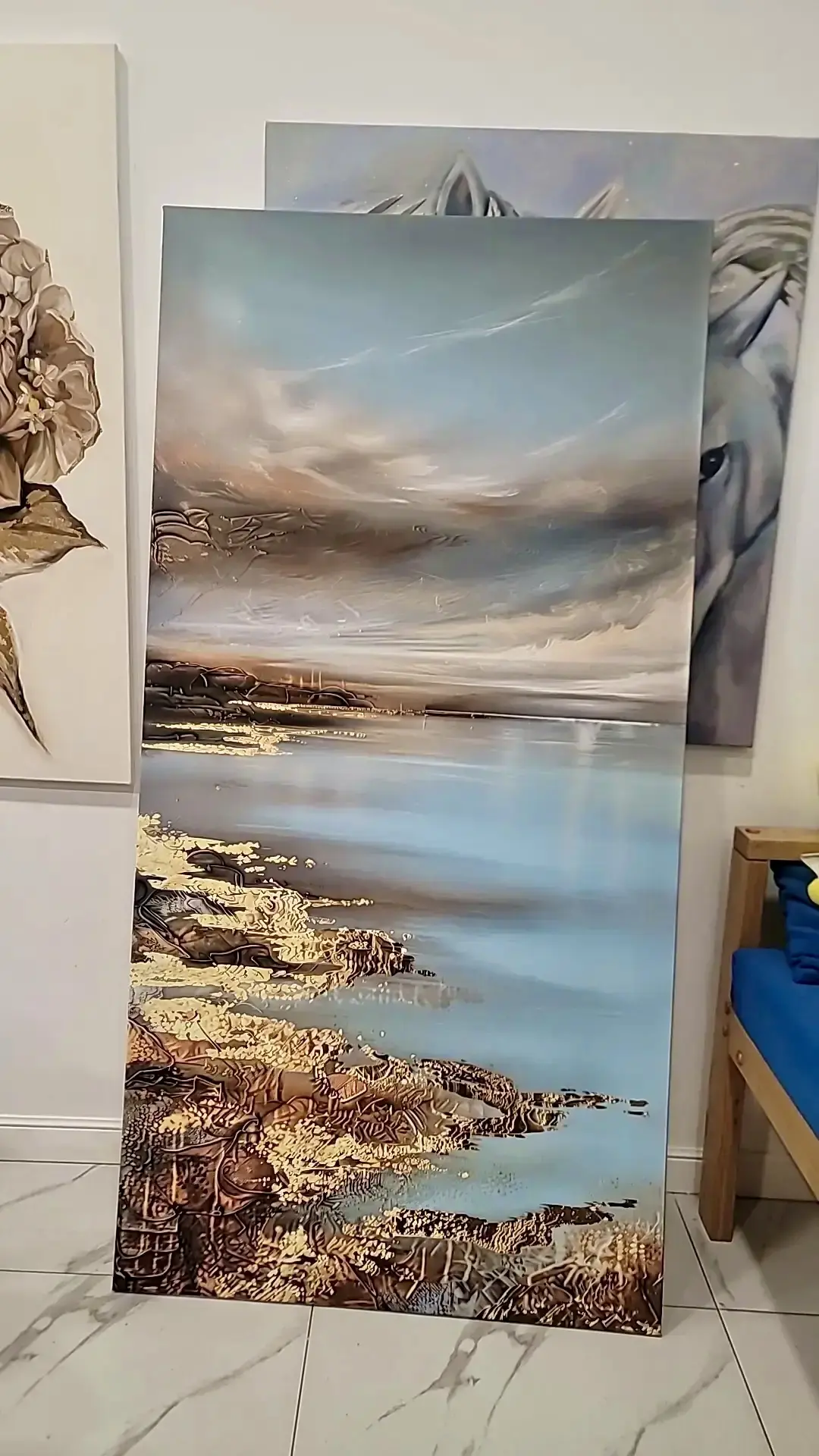 Большая интерьерная картина в наличии. 80*160 см.