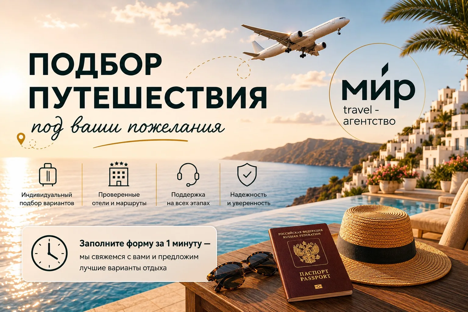 🌍 Мечтаете об отпуске, но не хотите тратить часы на поиск и сравнение десятков предлож...