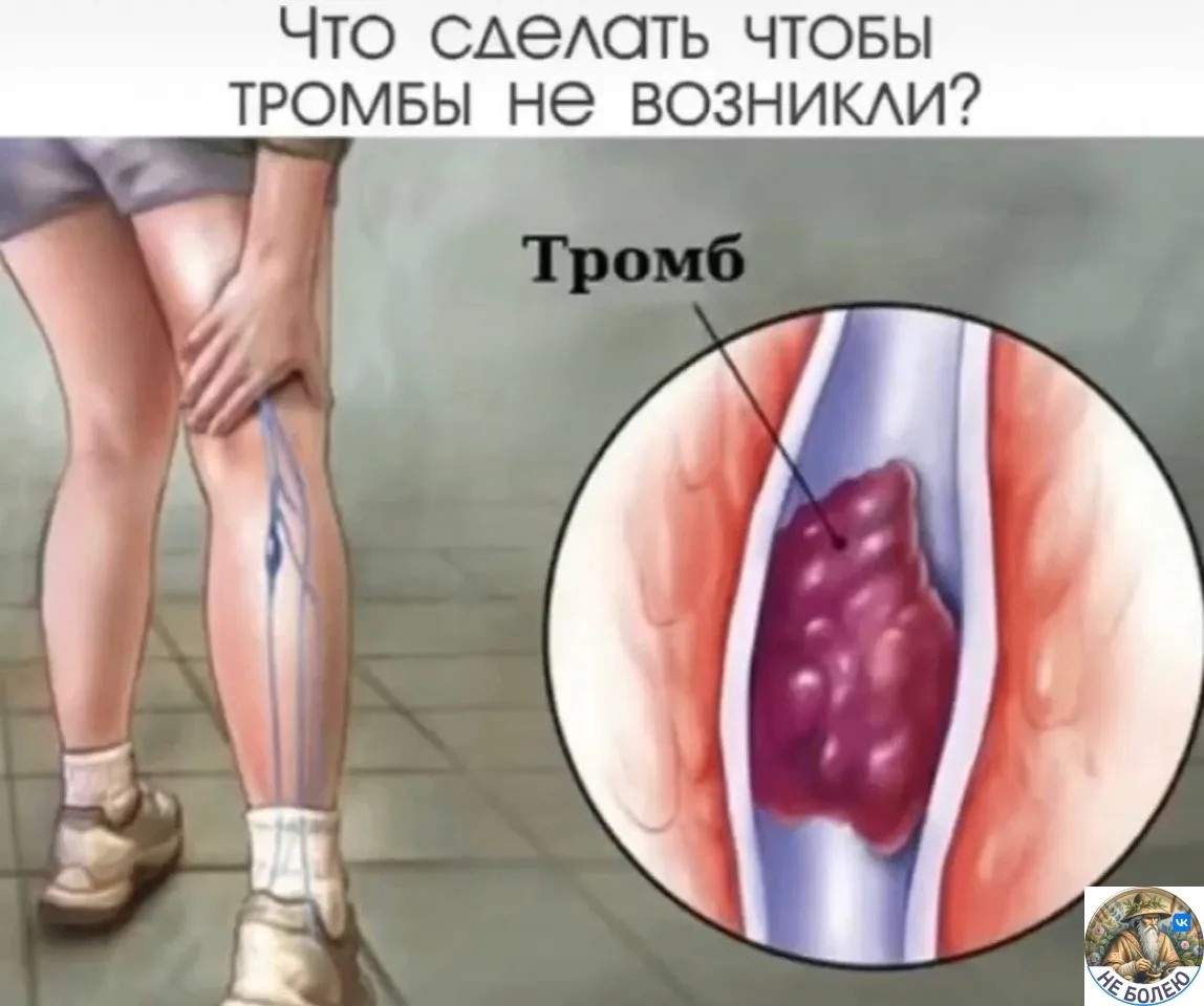 Что cделать чтобы тромбы не возникли?