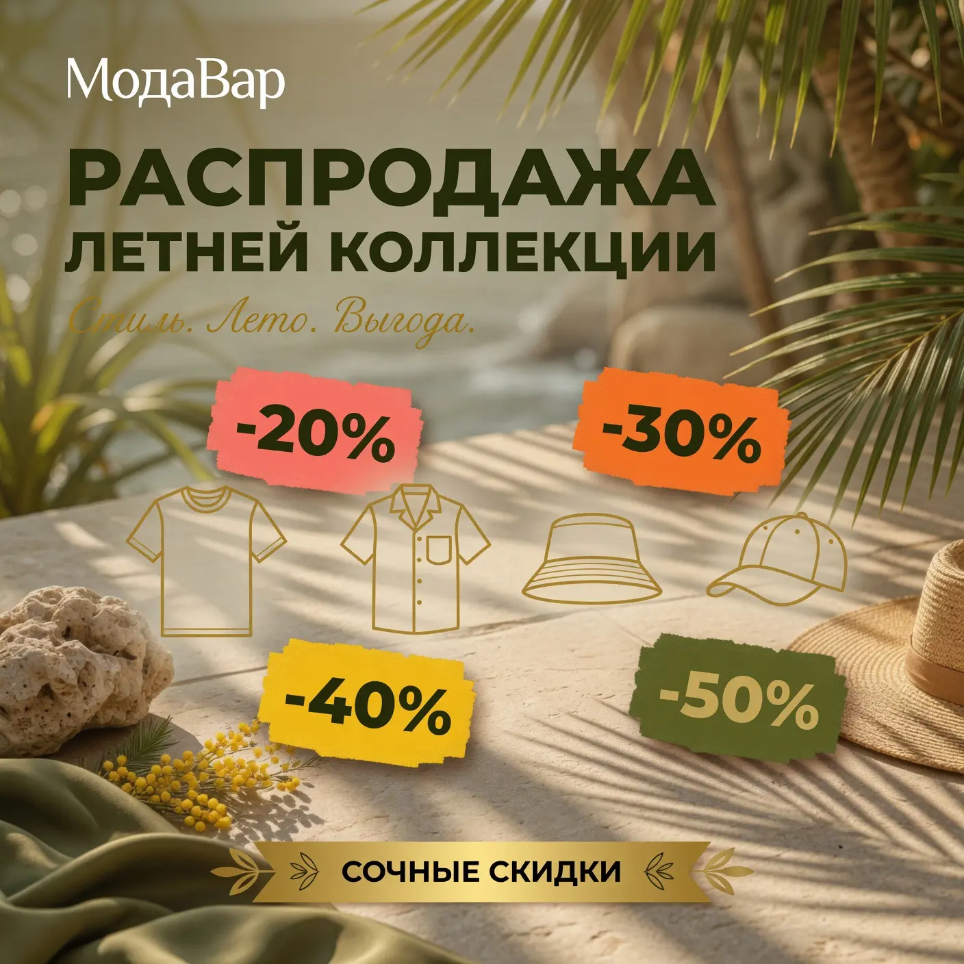 РАСПРОДАЖА ЛЕТНЕЙ КОЛЛЕКЦИИ