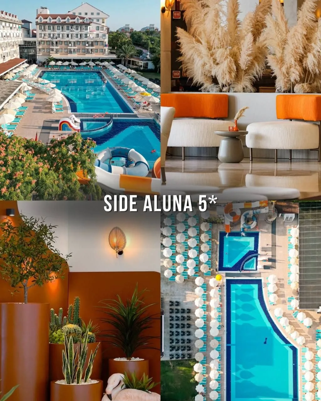 Стильные отели Турции. 

🤩Side Aluna 5* 
Стильная новинка в Сиде. Современные интерьеры, красивая з