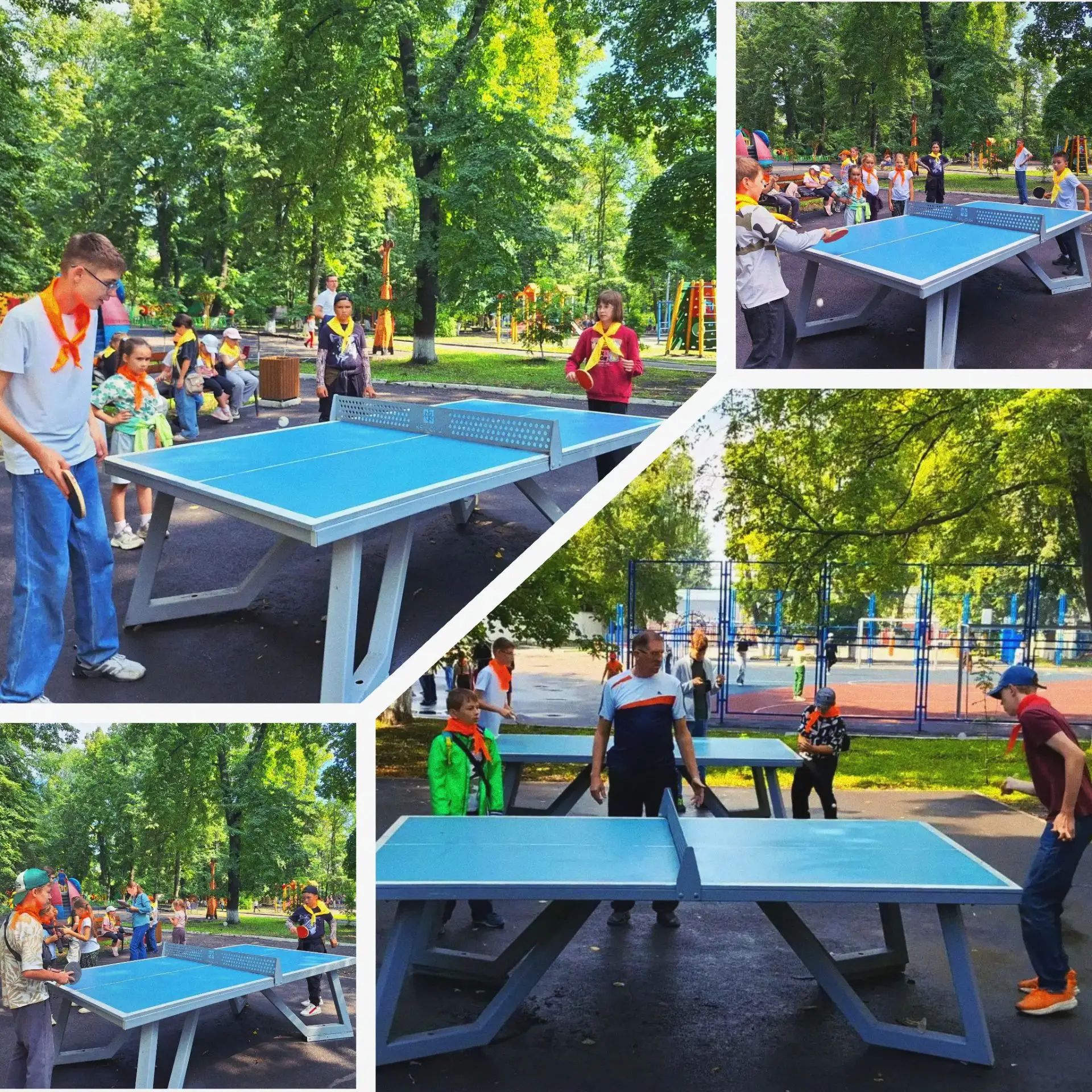 🏓 Турнир по настольному теннису прошел в лагере «Радуга»