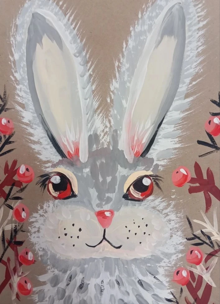 🐰 Рисуем зайку!🐰