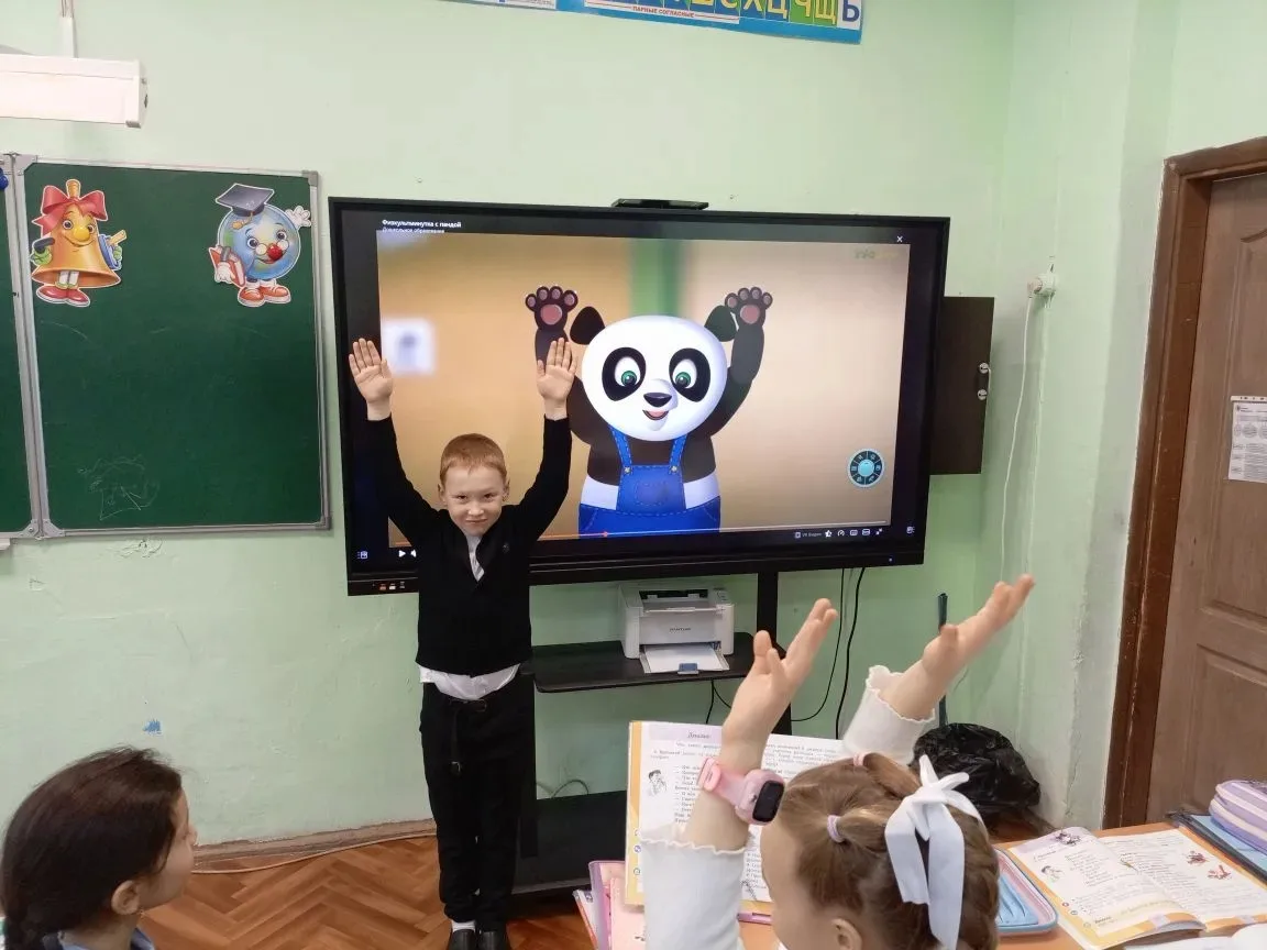 ОРЛЁНОК-СПОРТСМЕН  В 1Г классе ребята, участники трека  «Орлята России», собрались на занятие по тем
