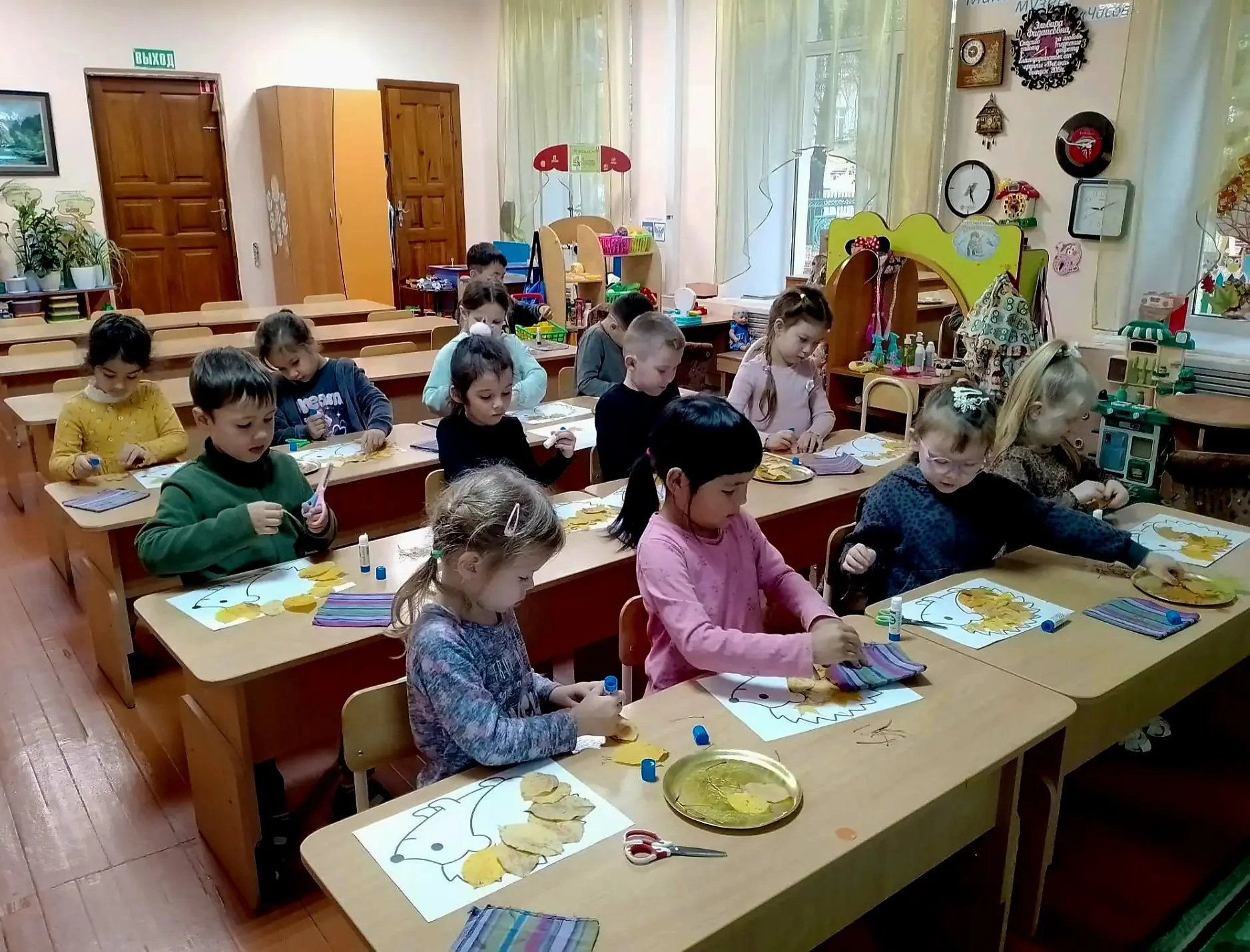 Осеннее творчество в подготовительной группе!