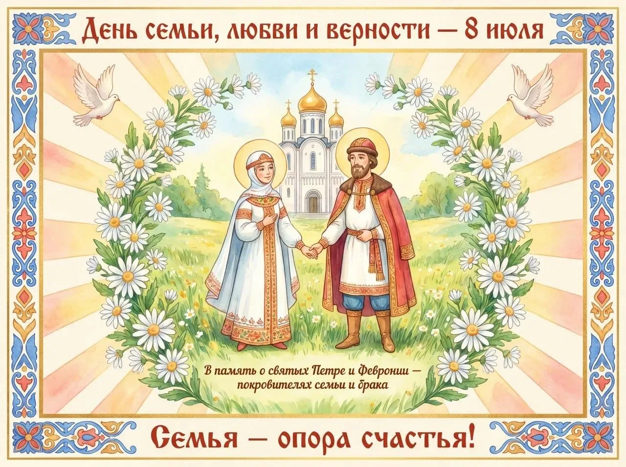 4 группа Во всероссийский День семьи, любви и верности ребята младшей группы Лучик посмотрели театра
