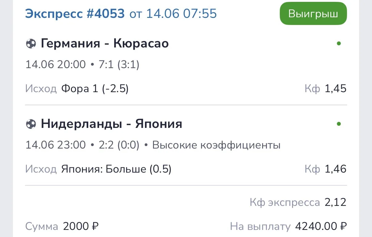 Отлично же!