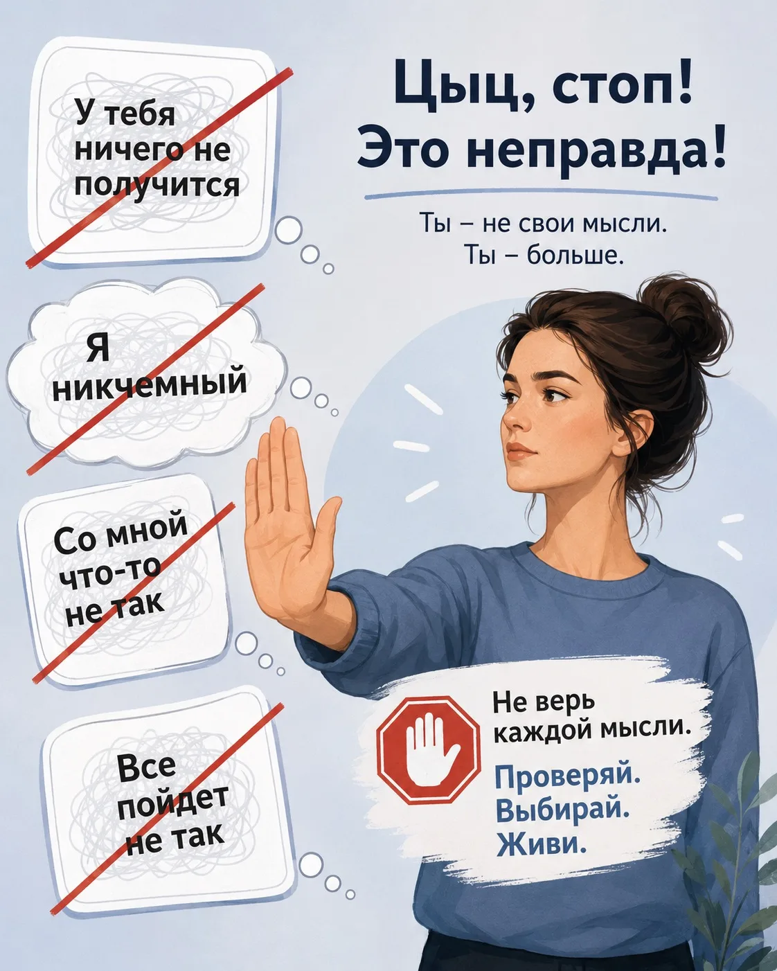 Ваш ум — не начальник. Почему нельзя верить своим мыслям