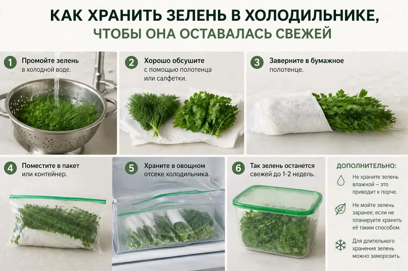 Лучшие способы хранения