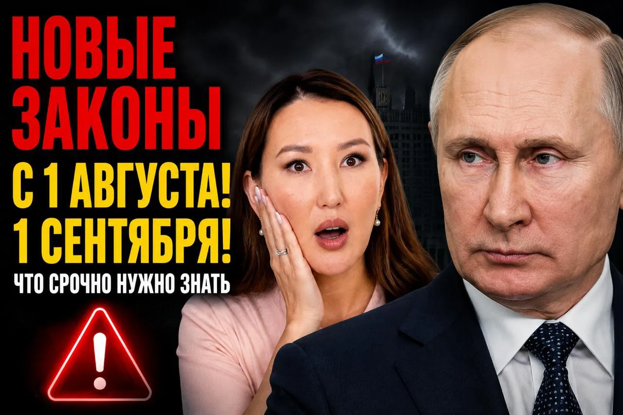 Врываемся в пятницу с плохими новостями. Или отличными? 😁

С 1 августа и 1 сентября законы меняют т
