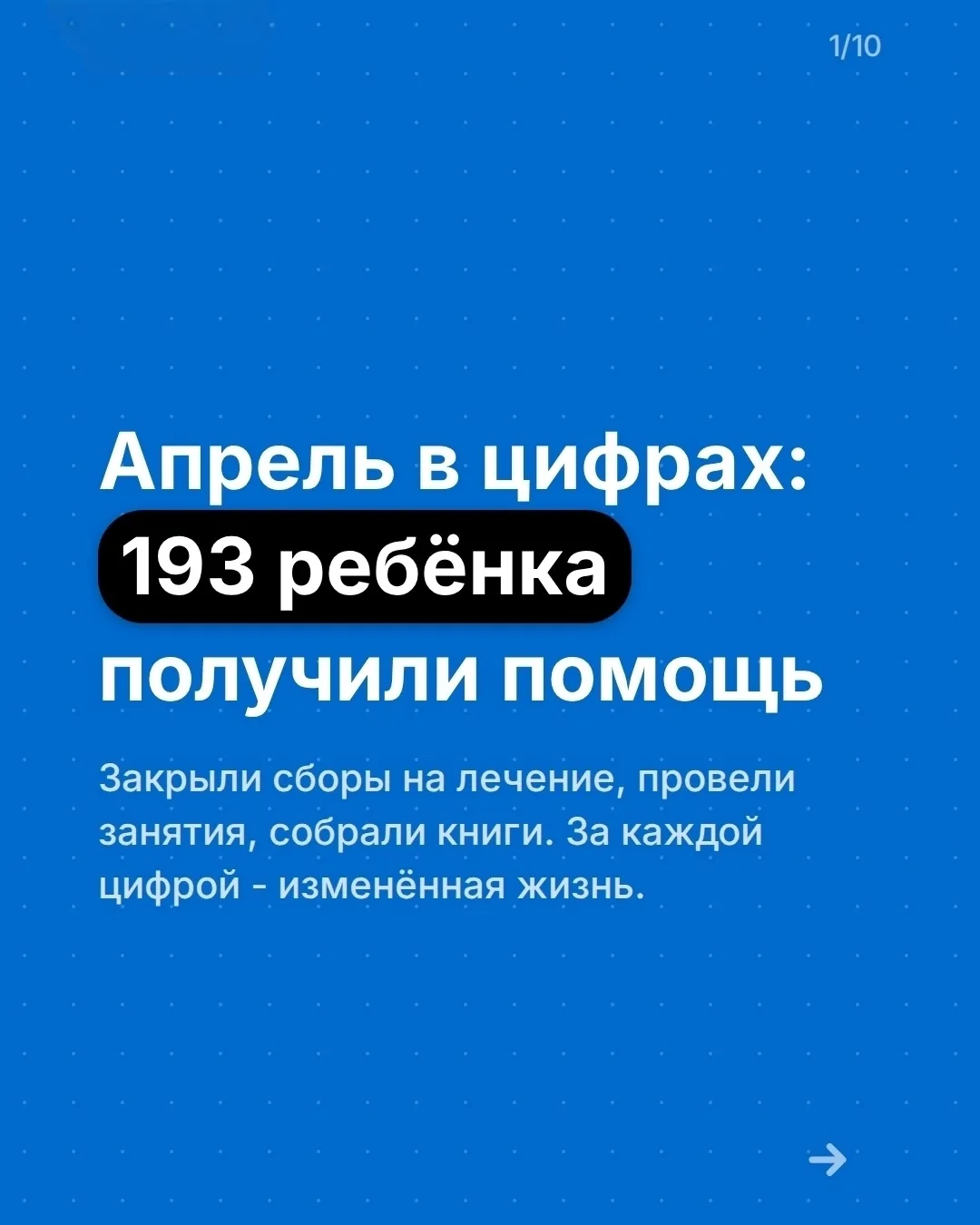 Итоги предыдущего месяца.