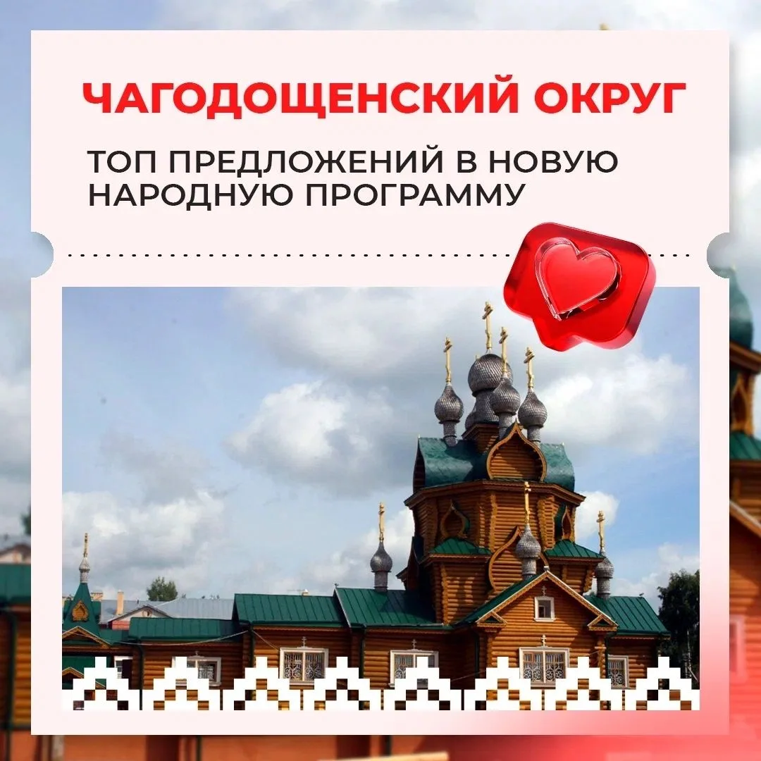 За какие объекты жители Чагодощенского округа голосуют активнее всего? На сегодняшний д...