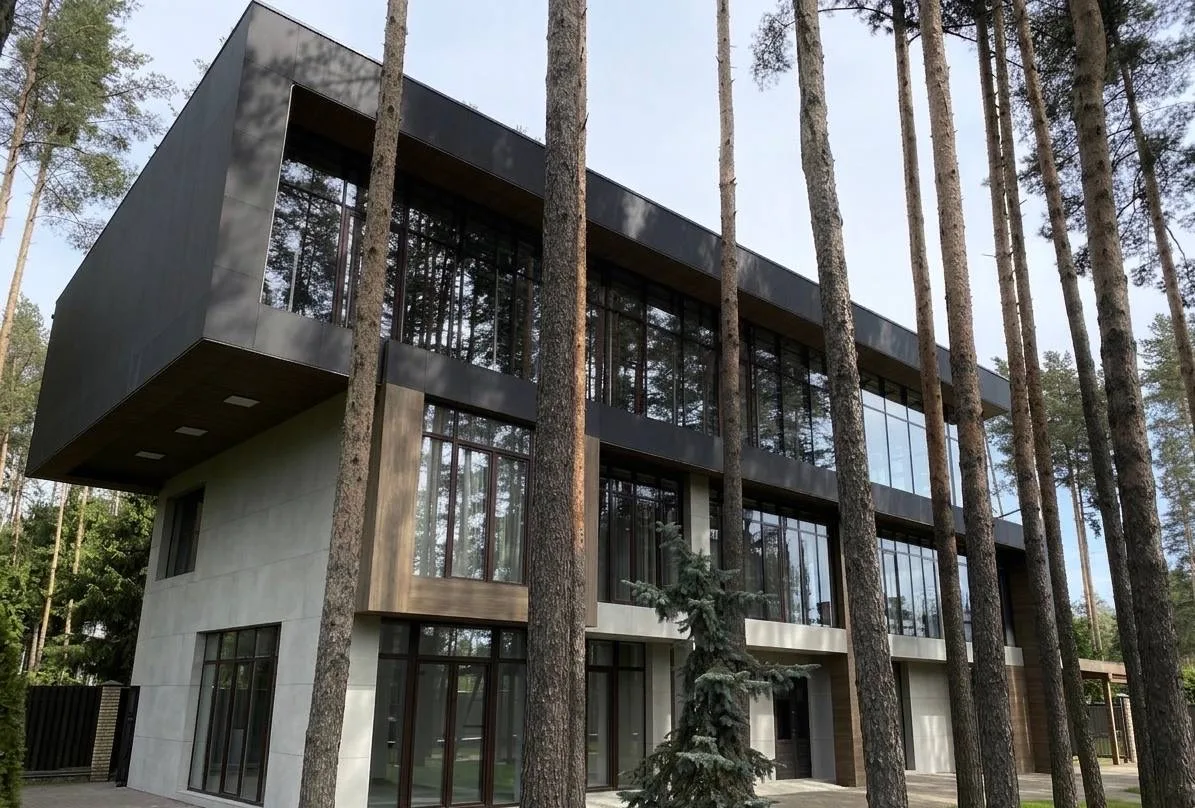 Вентилируемый фасад в Энколово 800 м²🔥