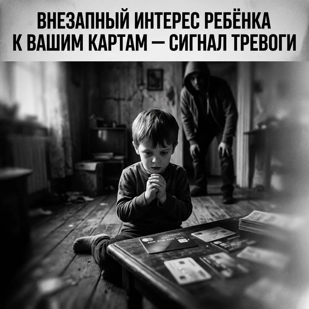 Внезапный интерес ребёнка к вашим картам — сигнал тревоги 🆘

Мошенники всё чаще используют детей дл