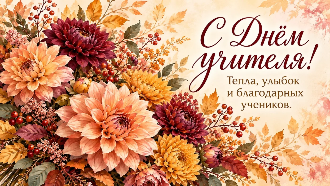 🍂 5 октября — День учителя!