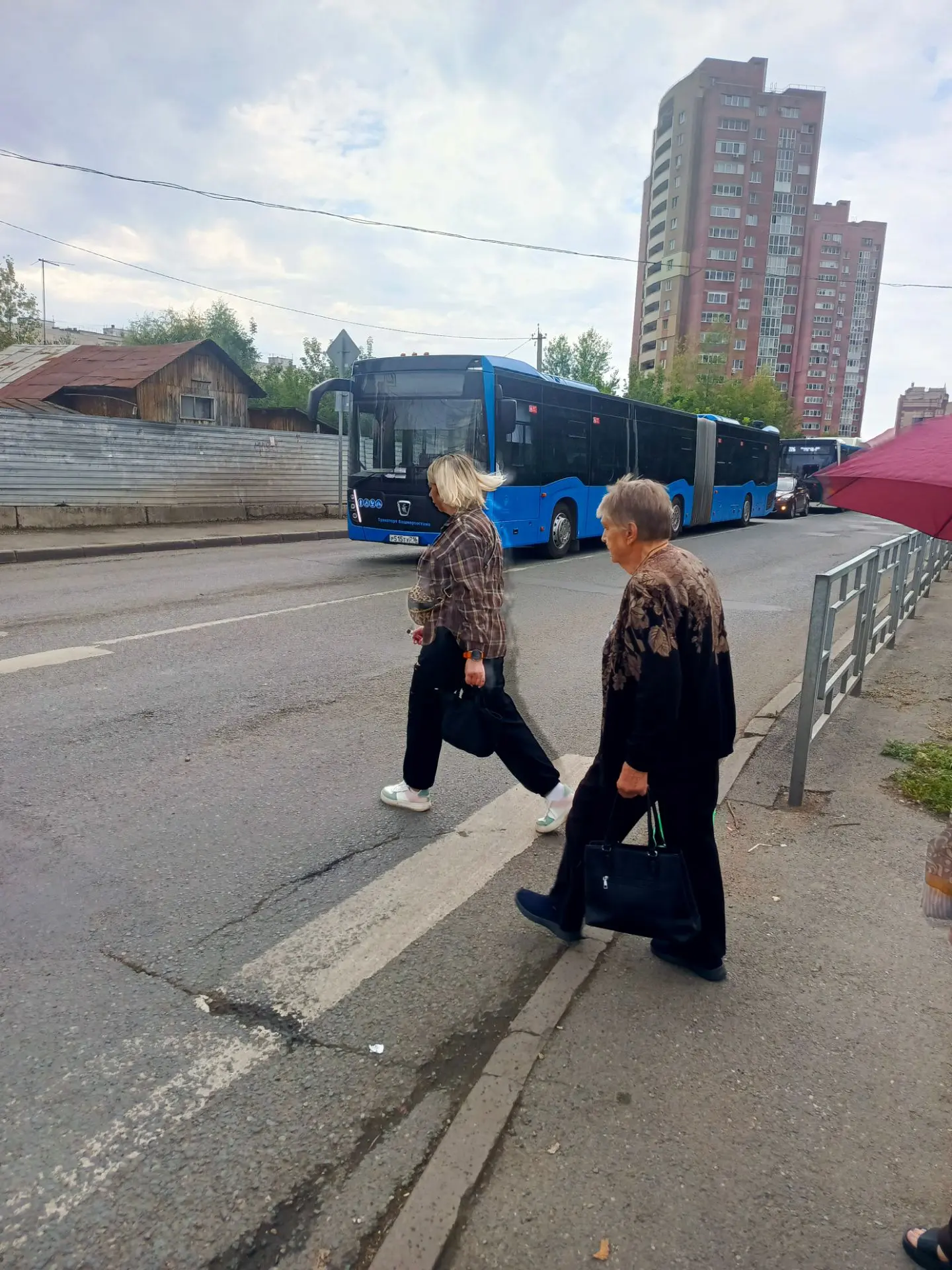 В Уфе продолжается тестирование гармошки на общественный транспорт🚌