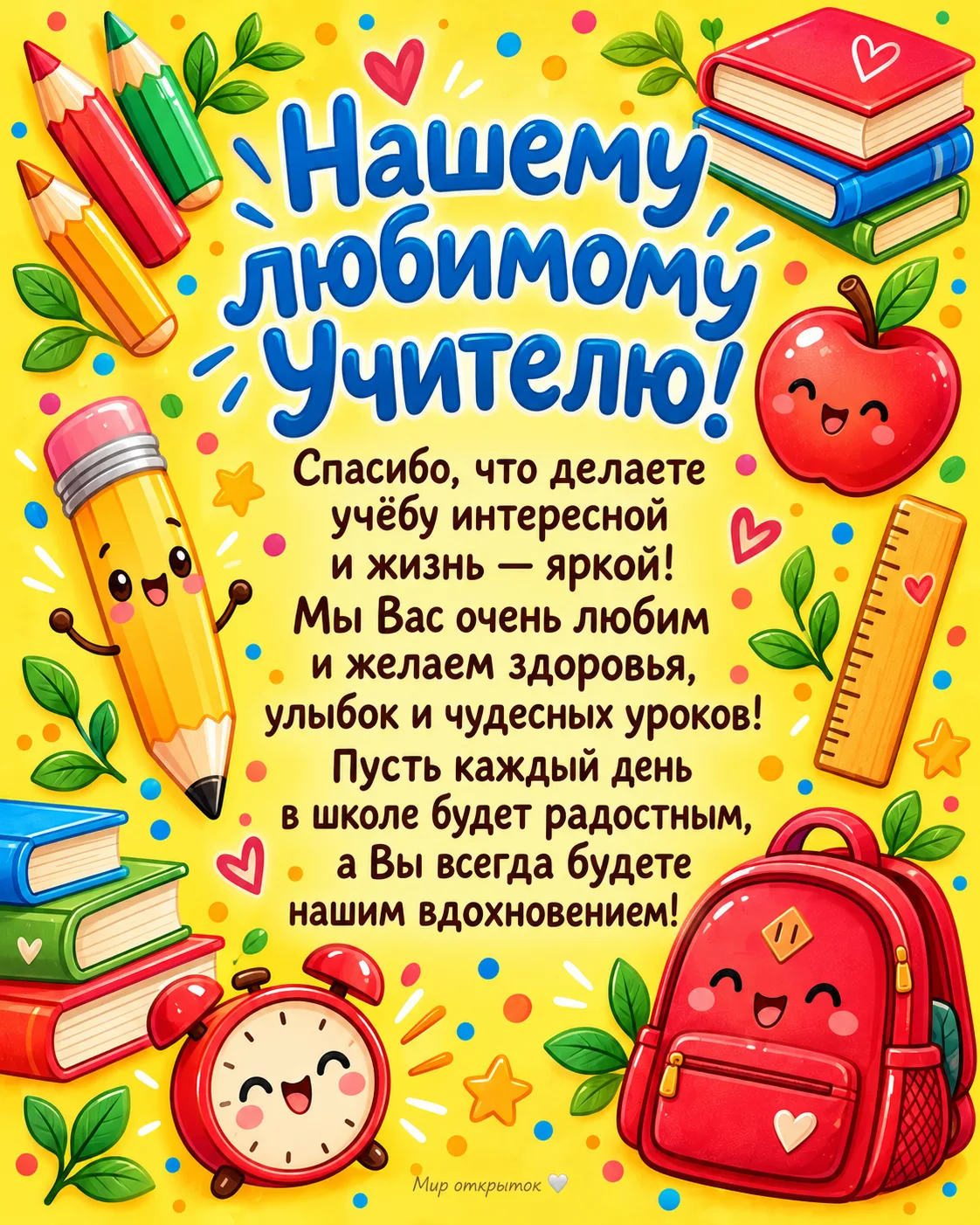 С Днём учителя!