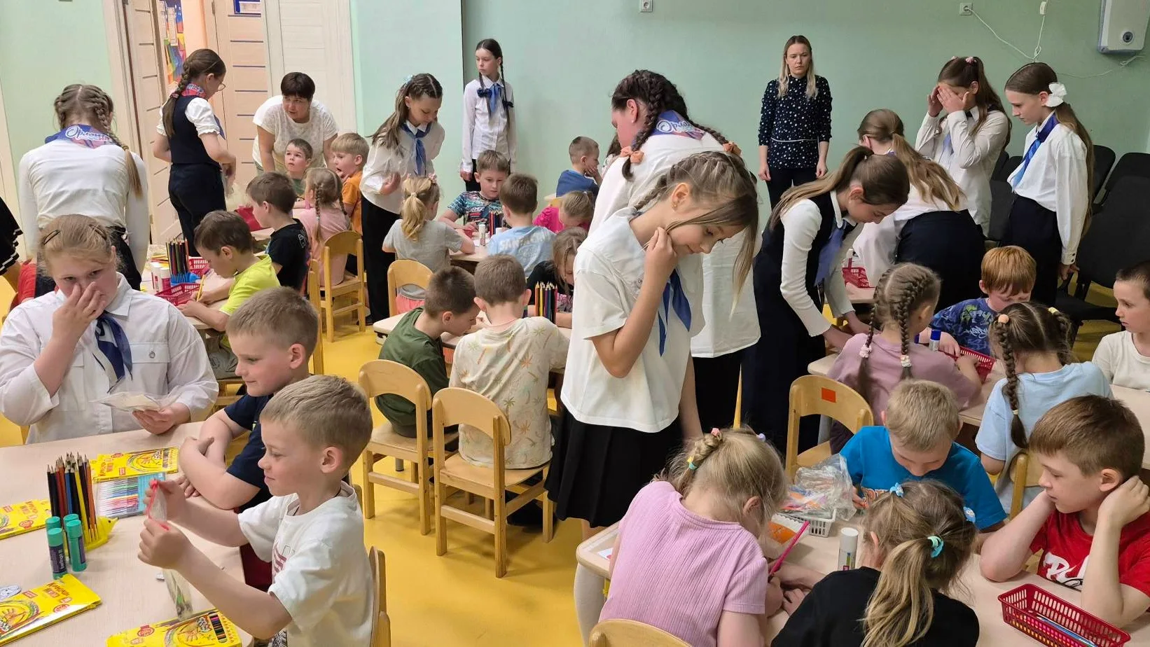 В МБДОУ №5 состоялась уникальная встреча воспитанников подготовительных групп с учащими...