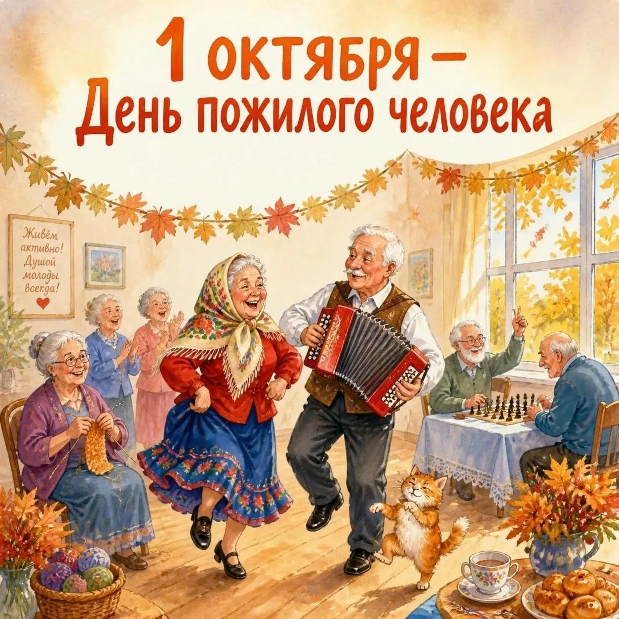 🧓 1 октября — День пожилого человека