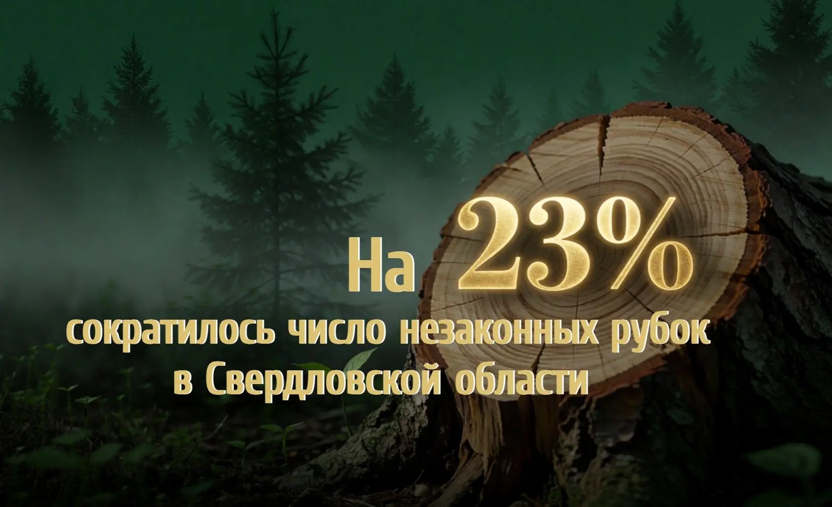 🌲Количество выявленных фактов нелегальной заготовки древесины сократилось на 23% (по с...