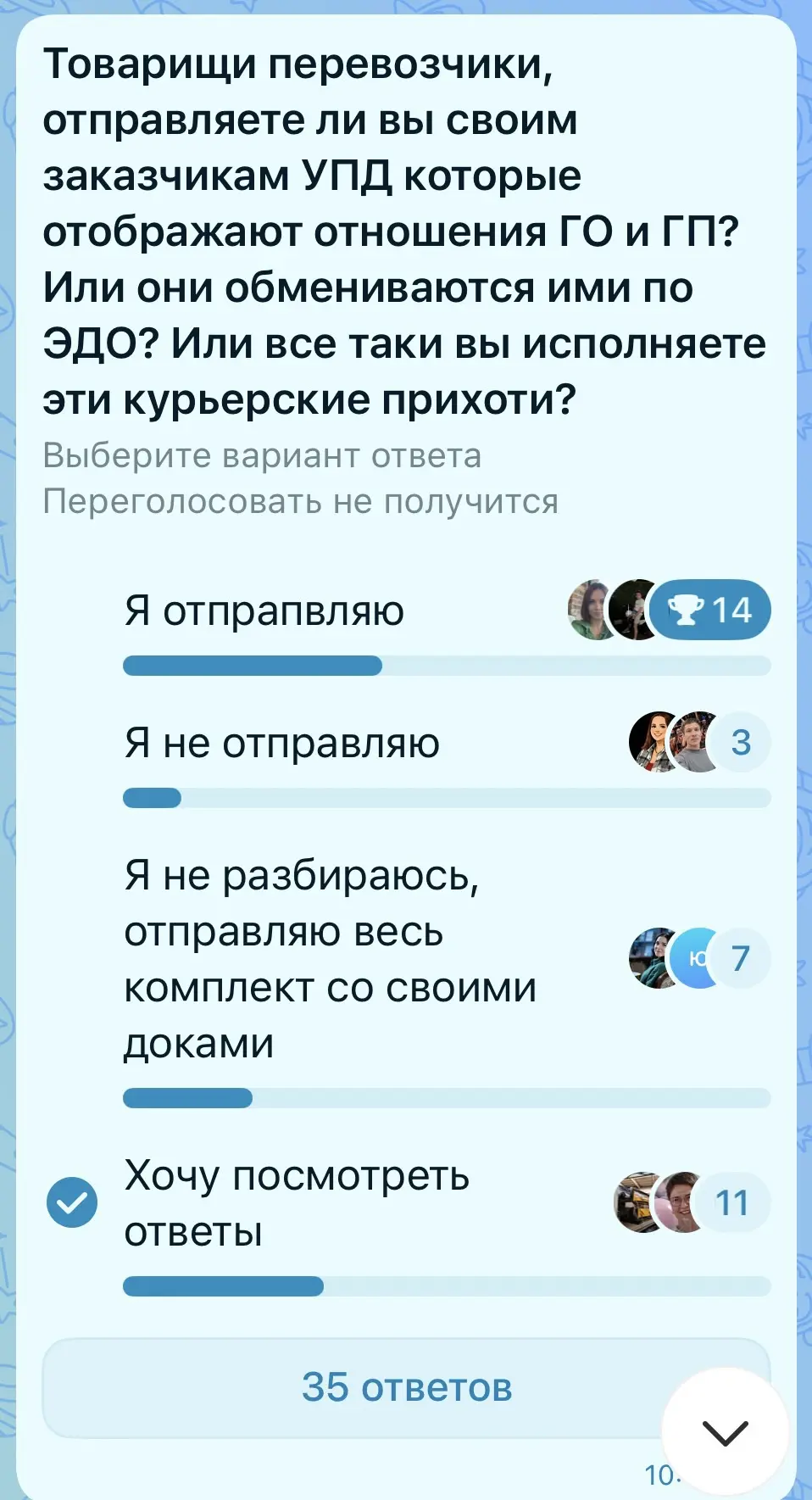 А у нас в чате новый опрос, не проходи мимо, залетай и голосуй