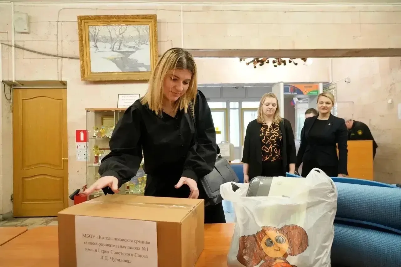 Сегодня в нашем городе прошла акция «Доброе дело» по сбору гуманитарной помощи, приуроченной  к Межд