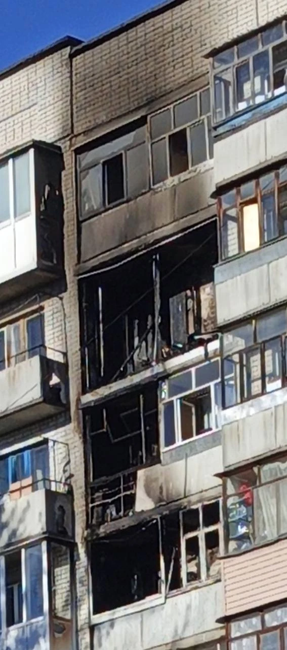 Читатель сообщил о пожаре во 2 микрорайоне