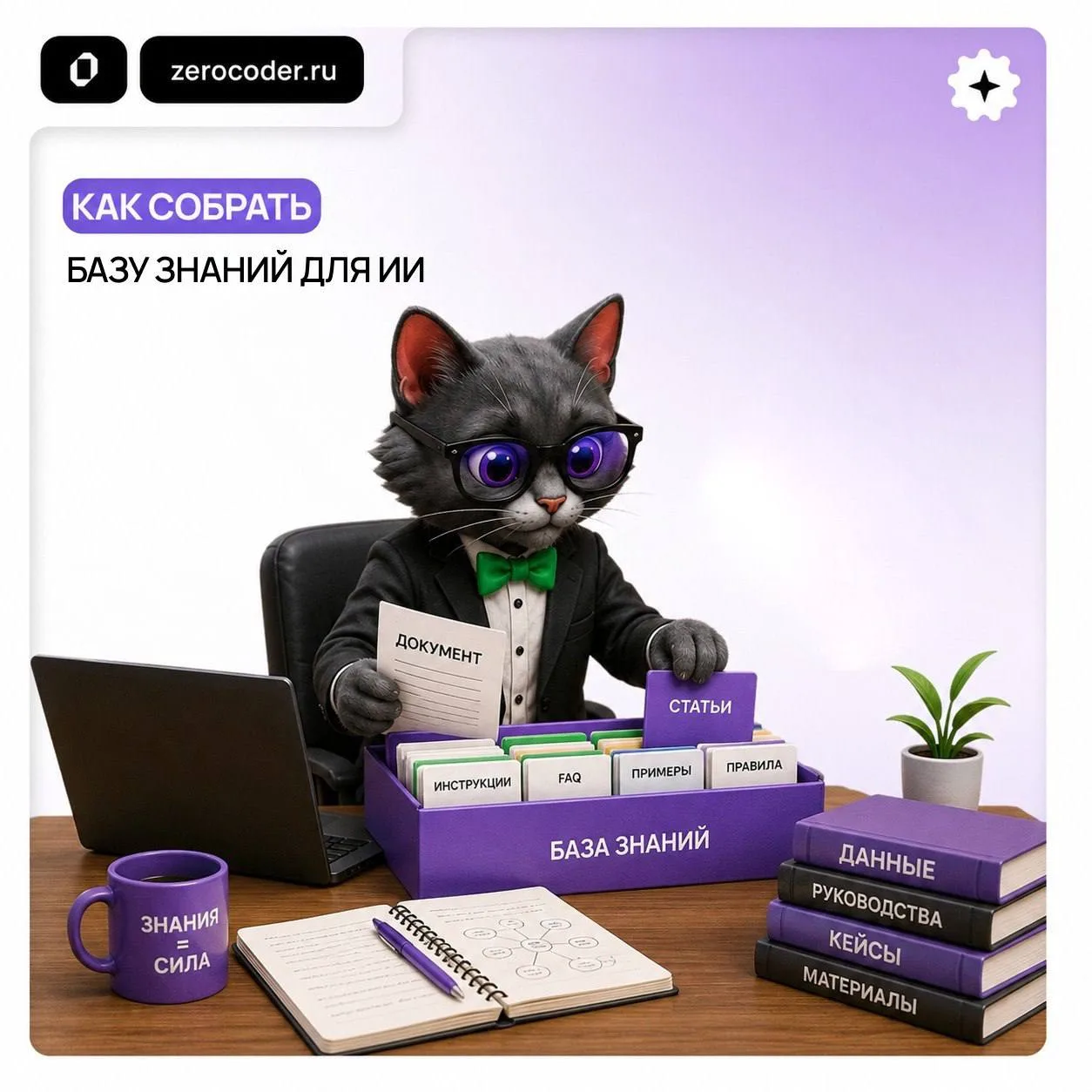 📚 «Лень собирать базу знаний, из которой потом будет работать ИИ»

Кажется, половина людей, которые