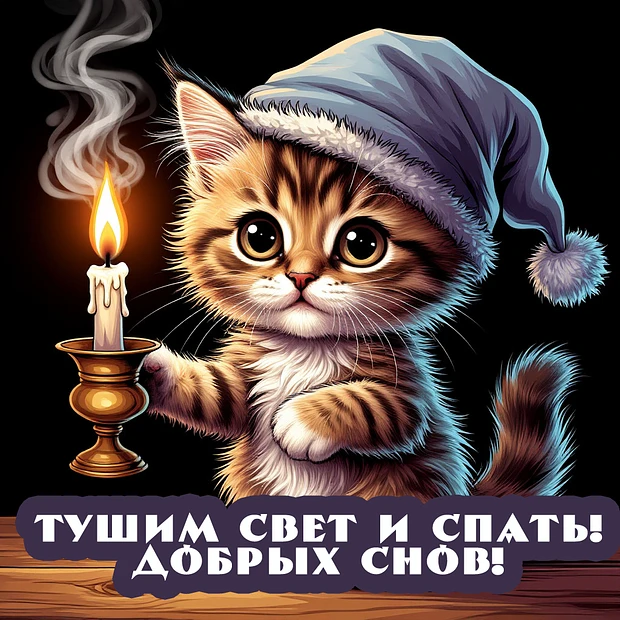🌙 Спокойной ночи, красавицы!