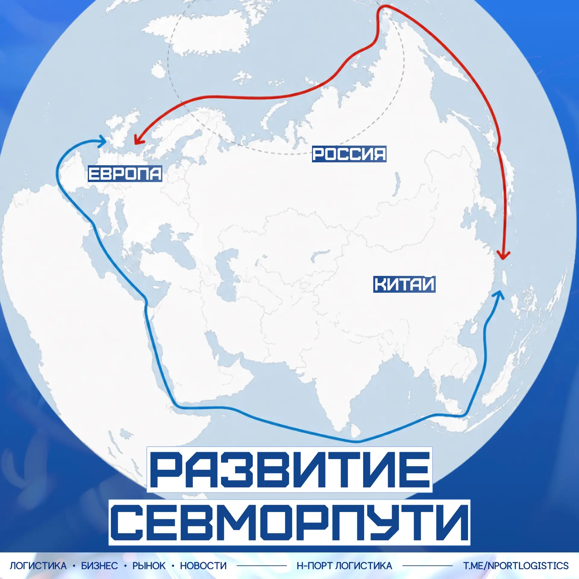 🚢 Севморпуть: новый маршрут между Китаем и Европой