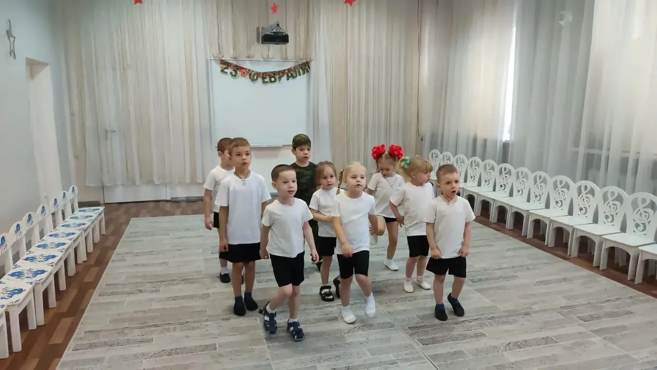 Поздравления для своих пап от средней группы 4.
