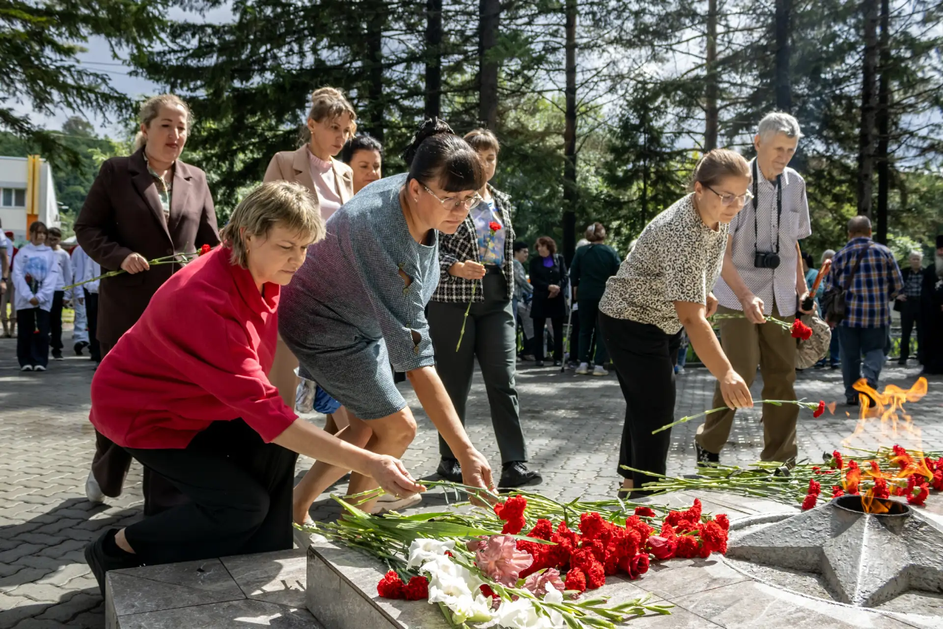 Фоторепортаж с митинга посвященному Дню Победы над милитаристской Японией и окончанию В...