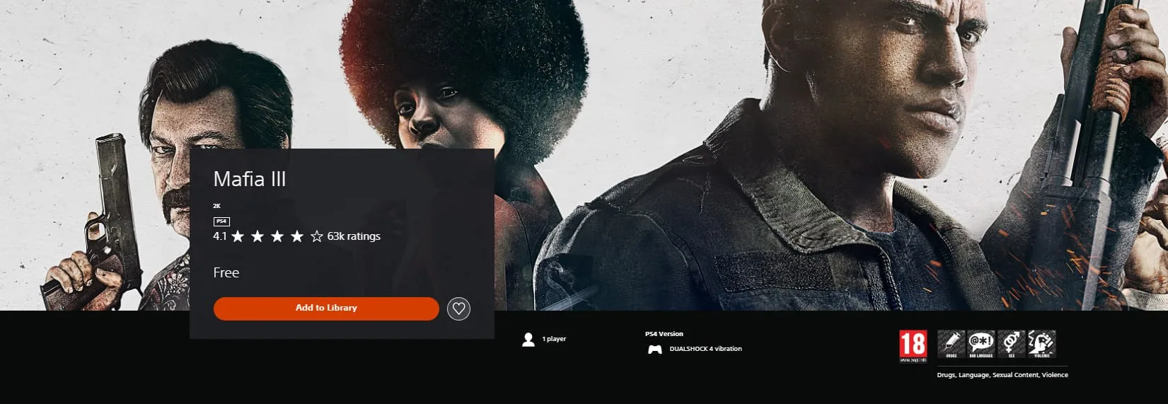 Mafia III и Call of Duty: WWII стали бесплатными в PS Store