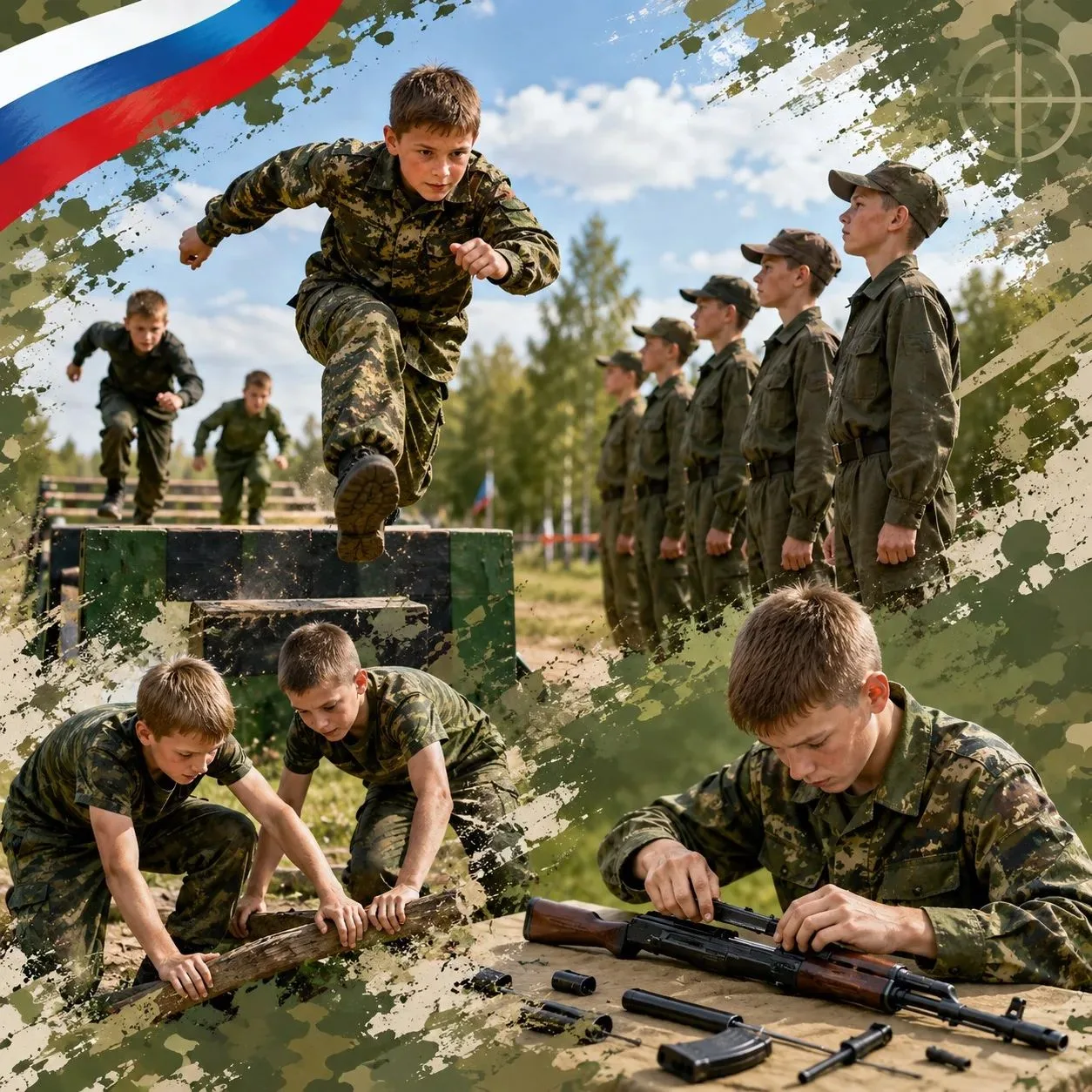 🇷🇺 Дорогие друзья!

Приглашаем вас 30 июля на спортивно‑игровую программу «Армейские будни»!

💪 Э