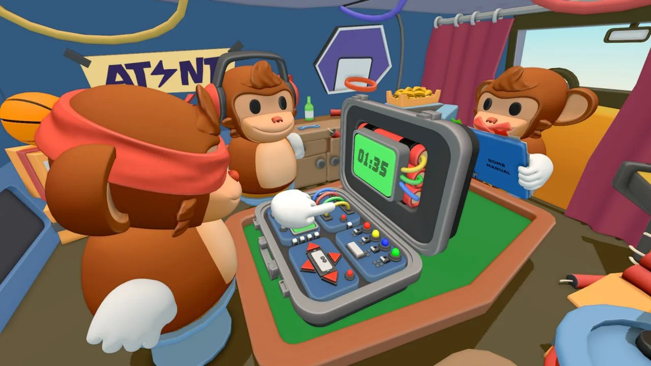 🐵 В Steam выйдет безумный кооп про разминирование бомбы — BOMBANANA