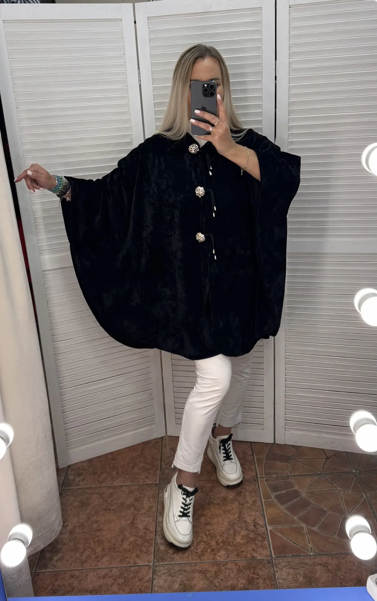 Новинка🖤Пончо микровельвет